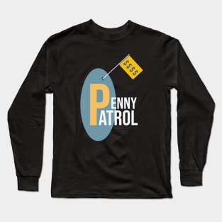 Funny Accounting Pun Penny Patrol Long Sleeve T-Shirt